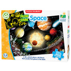 University Games - The Learning Journey Puzzles Doubles: Space - Puzzle De Reconnaissance De l’Espace Pour Enfants - Puzzle d’Association Du Système Solaire-Améliore les compétences motrices et la coordination œil-main