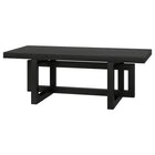 Hudson&Canal - Table basse rectangulaire Breslow 47" L - Grain noir-Le plateau de table a une capacité de poids de 60 lb
