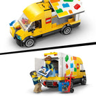 LEGO - City Great Vehicles La fourgonnette LEGO-Les accessoires comprennent 4 boîtes LEGO miniatures, un chariot à main, une tasse et une palette