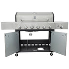 Kenmore - Barbecue au gaz XL à 6 brûleurs avec brûleur latéral-Surface totale de cuisson de 848 pouces carrés.