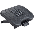 ShoppingAll - Repose-pieds ergonomique sous le bureau avec rouleau de massage, réglable sur 3 niveaux de hauteur - noir-Personnalisez facilement la hauteur de la plateforme à environ 4,3 po, 5,5 po ou 6,7 po pour correspondre à la hauteur de votre chaise et à la longueur de vos jambes, assurant un confort optimal pour tous les utilisateurs.
