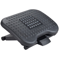 ShoppingAll - Repose-pieds ergonomique sous le bureau avec rouleau de massage, réglable sur 3 niveaux de hauteur - noir-Personnalisez facilement la hauteur de la plateforme à environ 4,3 po, 5,5 po ou 6,7 po pour correspondre à la hauteur de votre chaise et à la longueur de vos jambes, assurant un confort optimal pour tous les utilisateurs.