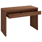 Hudson&Canal - Bureau Ashcroft 48'' - Noyer satiné-Nettoyer avec un chiffon doux et sec, sans produits chimiques agressifs ni produits de nettoyage abrasifs