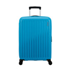American Tourister - 23 po Rejoy Spinner Moyen - bleu azur-Les roues jumelées Spinner facilitent la navigation dans les allées étroites des avions, ainsi que sur une variété de surfaces