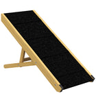 PawHut - rampe pour chien pliable 33 po avec hauteur réglable à 4 niveaux pour S, M-Hauteur réglable sur 4 niveaux pour s'adapter à différents espaces comme les canapés et les lits 