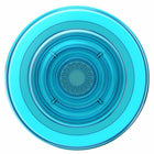 PopSockets - PopGrip pour MagSafe Rond avec Anneau Adaptateur - Translucent Bleu-Comprend un anneau adaptateur en acier, peut être utilisé sur Android et iPhone 11/anciens