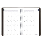Blueline - Agenda Scolaire Hebdomadaire/Mensuel - 8 po H x 5 po l - Noir - Anglais-Planificateur mensuel au début de chaque mois