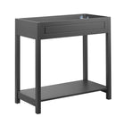 Modway - Altura 36" Armoire de toilette de salle de bain (lavabo non inclus) - Gris-Armoire de toilette moderne pour salle de bain