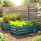 Outsunny - bacs de jardin surélevés 39 po L x 23 po l x 12 po H, lot de 2-Fond ouvert pour un contact direct avec le sol. Pas d'accumulation d'eau au fond
