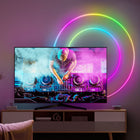 Govee - Cordon lumineux néon RGBIC Wi-Fi de 2 m-Commande vocale intelligente : gérez votre guirlande lumineuse néon à l'aide de simples commandes vocales via Alexa, Google Assistant et l'application Govee Home