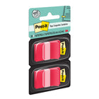 Post-it - Drapeaux 1 po x 1,7 po - Rouge - 50 Drapeaux/Distributeur - 2 Distributeurs/Paquet-Idéal pour marquer des documents sans y écrire