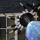 HOMCOM - Décoration de pelouse gonflable éclairée d'extérieur de 63" de long pour Halloween - - bleu - noir - blanc-Indice d'étanchéité IP44 et certification UL  