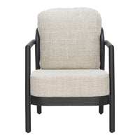 Zuo - Rein Fauteuil d’appoint - Beige-Assise et dossier amovibles