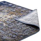 Modway - Kalene Turc vintage vieilli vieilli Tapis de 5 pi l x 8 pi L - Rouille bleue et crème-Haute densité / Tissé à la machine