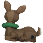 GEMMY - Renne de Noël gonflable vintage - 89 cm x 89 cm-Se dégonfle pour un rangement facile