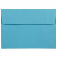 JAM Paper - Enveloppes d'invitation - 5,875 x 8,25 - bleues - 1 000/paquet-Les enveloppes sont fabriquées à partir de papier lisse de 24 lb et comprennent une fermeture gommée activée par l'humidité