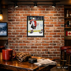 Frameworth - Wayne Gretzky serie classique 1998 Olympiques - toile encadree - 18.5" x 22.5"-Toile d'art de qualite museale professionnellement etiree et encadree dans un cadre noir elegant