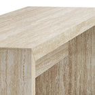 Modway - Mirella 62" Imitation Travertin Long Bench - Travertin-7