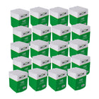 Globe Commercial - Serviettes de table NAP200 - Pliage 1/8 - 15" x 17" - 2 plis - Blanc - 150 serviettes/paquet - Paquet de 20-Ideal pour pre-emballer les couverts