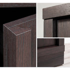 Sauder - Meuble de rangement Merton Hall - Chêne Dakota-Dimensions: 23,5 po L x 16,88 po P x 71 po H