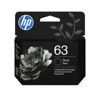 HP 63 Cartouche d'encre noire d'origine-Couleur: Noir