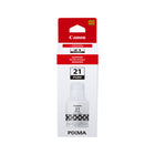 Bouteille d’encre PGBK GI-21 de Canon-Noire Pigmentaire