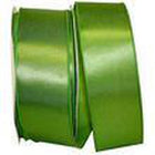 JAM Paper - Ruban de satin simple face - 2 1/2" de large x 50 m - Vert mousse-Couleur: Mousse