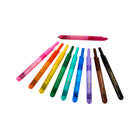 Marqueurs rétractables Clicks Crayola, ensemble de 10-Les marqueurs lavables Crayola se lavent de la peau, des murs et de la plupart des vêtements lavables
