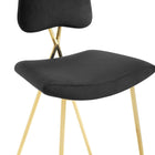 Modway - Ponder Performance Velvet Tabouret de comptoir - Noir-8