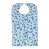 BIOS Living - Protège de vêtement - Floral bleu-Pour des repas sans dégâts
