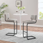Modway - Parity Boucle Tabourets de bar - Taupe noir - Ensemble de 2-Chenal Touffé