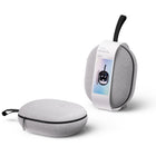 Meta - Étui de transport compact Quest pour Quest 3 et 3S - Gris-Compartiment en microfibre pour câble et adaptateur