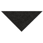 Edgewood - Tapis D'entrée Supreme Knob Pour Trafic Intense - 6 pi 10 po l x 10 pi L - Charbon avec bordures noires-Parfait pour les entrées à trafic intense, les halls d'entrée et les couloirs