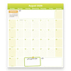 Blueline - Calendrier Magnétique  Mensuel Maxi Fridgeplanner 17 Mois  D’Août 2026 À Décembre 2027 – 14 po H x 13 1/2 po l - Anglais-Un mois par feuille