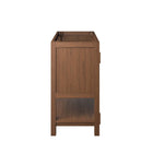 Modway - Ashlyn 36" Armoire de toilette de salle de bain (lavabo non inclus) - Noyer-Assemblée requise