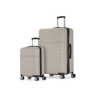 Bugatti - Ensemble de 2 valises rigides - Latte-Fabriqué à partir d'un mélange durable d'ABS et de composite en polycarbonate
