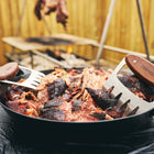 Tramontina - Ensemble planche à découper BBQ avec griffes et couteau à découper - 4 pièces-10