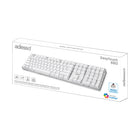 Adesso - AKB-680UW Clavier mécanique éclairé multi-OS avec touche de raccourci CoPilot AI-Touches de raccourci Windows : 10 touches (Accueil, Favoris, Précédent et Suivant, Actualisation, Recherche, E-mail, Poste de travail, Calculatrice, CoPilot)