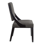 Modway - Cambridge Tissu rembourré Chaises de salle à manger Ensemble de 2 - Gris-Capacité du poids de la chaise : 500 lb