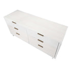 Manhattan Comfort - Granville commode moderne double large 55,04" - blanc-Garantie limitée du fabricant de 30 jours