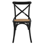 Modway - Gear Fauteuil d’appoint de salle à manger Ensemble de 4 - Noir-9