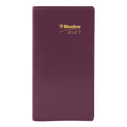Blueline - 2027 agenda de poche mensuel 18 mois avec reliure reliure piqûre à cheval – 6 1/2 po x 3 1/2 po – couleurs assorties – bilingue-100 % de papier recyclé post-consommation
