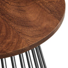 Modway - Valeo Bois et métal ronds Table d’appoint - Noyer-7