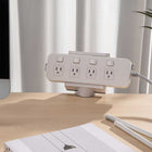 Intekview - Support de bureau pivotant à pince pour barre d'alimentation - Paquet de 2-9