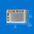 Danby - Climatiseur de fenêtre 5 000 BTU - Blanc-Commandes rotatives mécaniques : Faciles à utiliser, elles sont dotées de 2 vitesses de refroidissement et d'un puissant ventilateur à 2 vitesses.