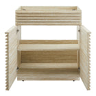 Modway - Render 30" Faux travertin Armoire de toilette de salle de bain (évier non inclus) - Travertin-7