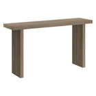 Hudson&Canal - Console Soren 55" L - Chêne gris vieilli-Un design contemporain moderne pour votre couloir, votre entrée, votre salon et plus encore