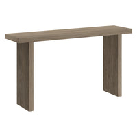 Hudson&Canal - Console Soren 55" L - Chêne gris vieilli-Un design contemporain moderne pour votre couloir, votre entrée, votre salon et plus encore