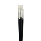 DBLG Import - Pinceau Taklon Plat Taille 12 - Paquet de 12 -Taille 12