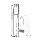 Blu Element - Étui DropZone Rugged MagSafe avec Kickstand pour iPhone 17 Pro - Transparent-Polycarbonate transparent anti-rayures
